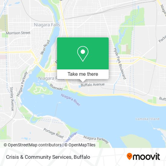 Crisis & Community Services map