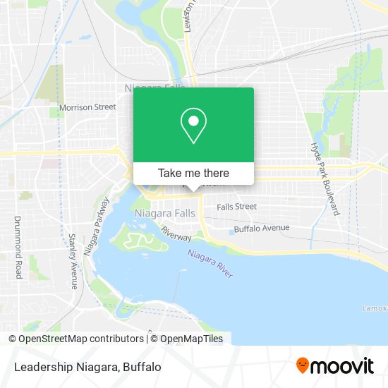 Leadership Niagara map