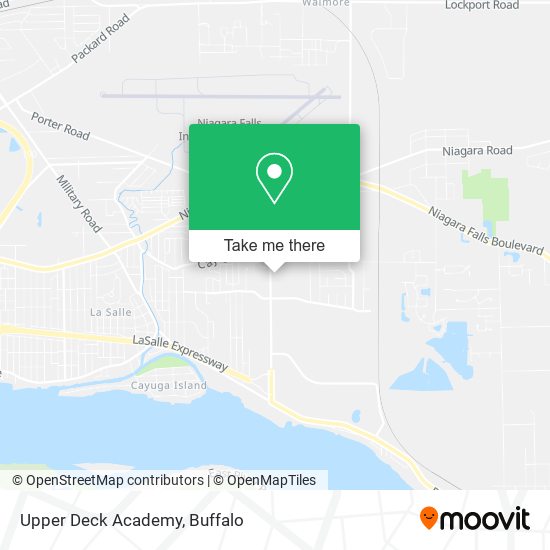 Mapa de Upper Deck Academy