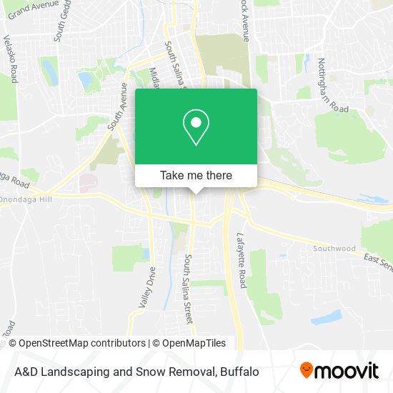 A&D Landscaping and Snow Removal map