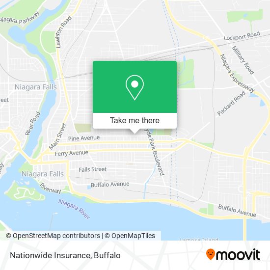 Nationwide Insurance map