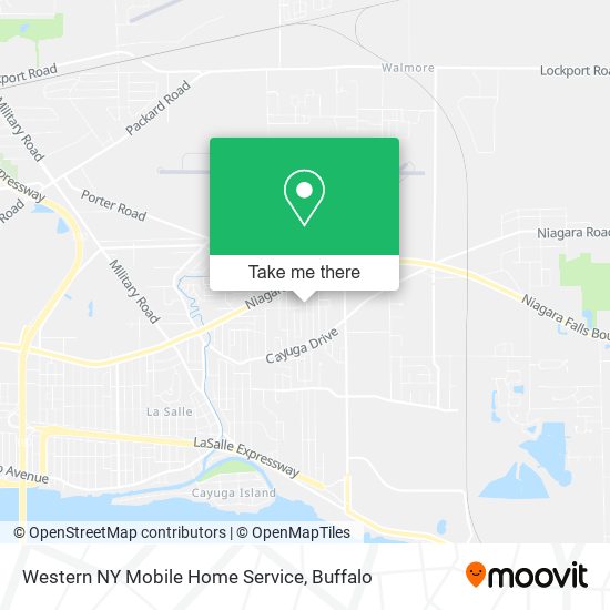 Mapa de Western NY Mobile Home Service