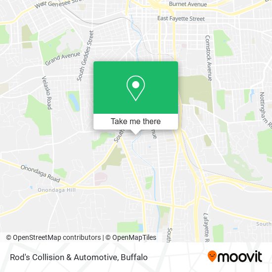 Mapa de Rod's Collision & Automotive