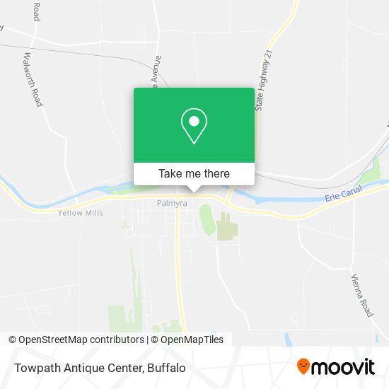 Towpath Antique Center map