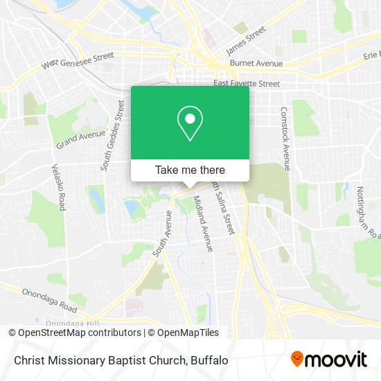 Mapa de Christ Missionary Baptist Church