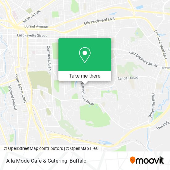 Mapa de A la Mode Cafe & Catering