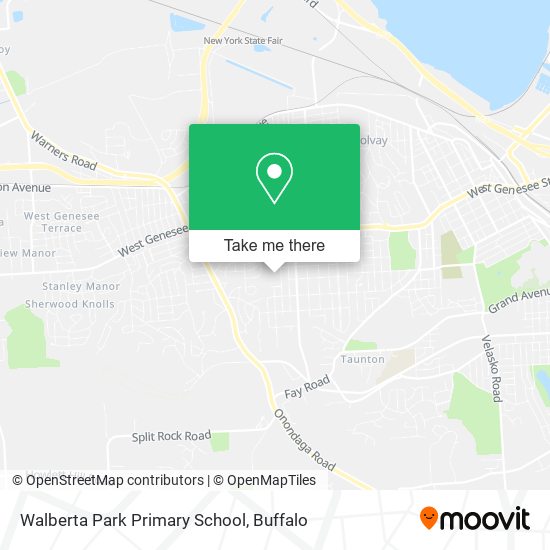 Mapa de Walberta Park Primary School