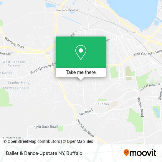 Mapa de Ballet & Dance-Upstate NY