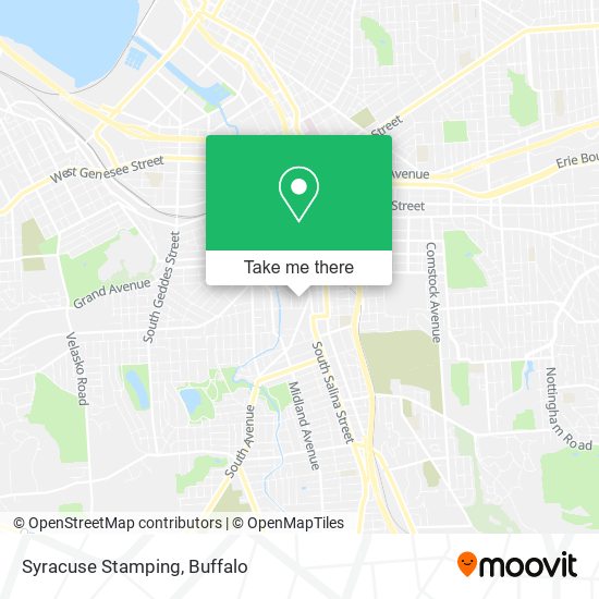 Syracuse Stamping map