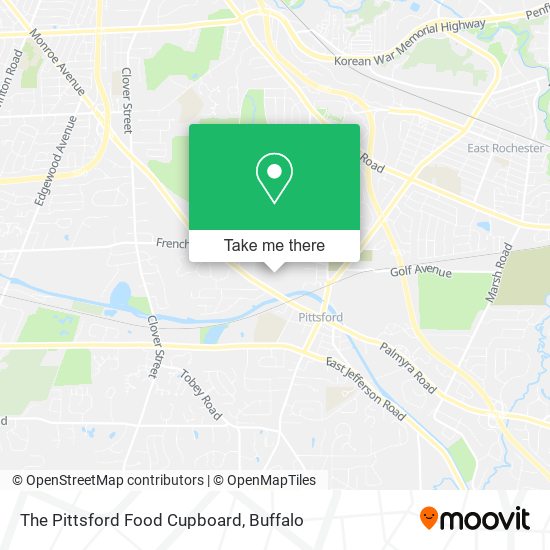The Pittsford Food Cupboard map