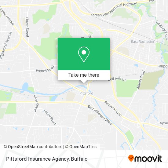 Pittsford Insurance Agency map