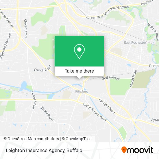 Mapa de Leighton Insurance Agency