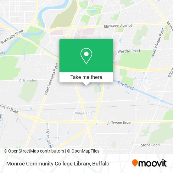Monroe Community College Library map