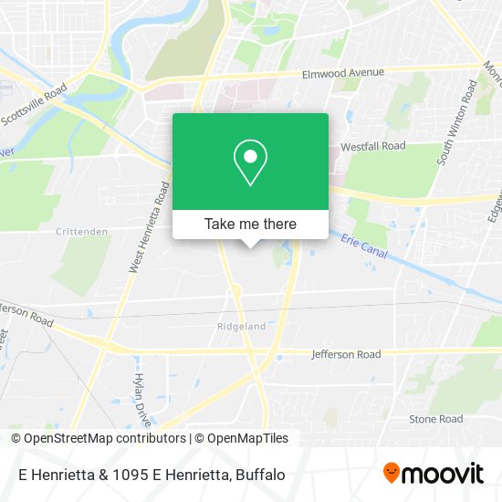 E Henrietta & 1095 E Henrietta map