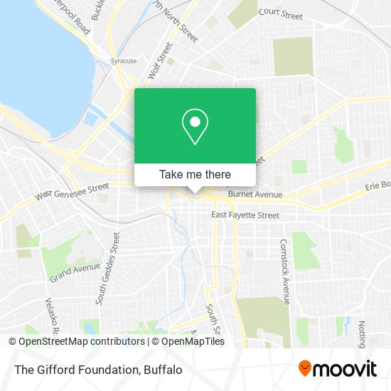 Mapa de The Gifford Foundation