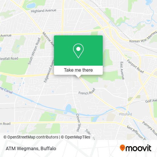 Mapa de ATM Wegmans
