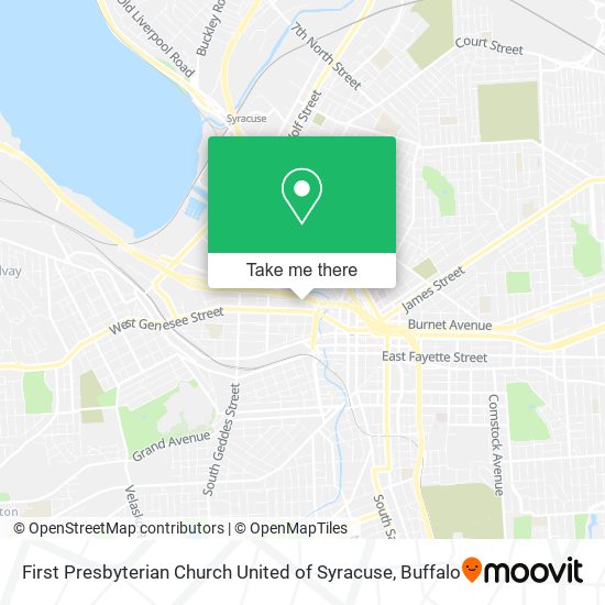 Mapa de First Presbyterian Church United of Syracuse