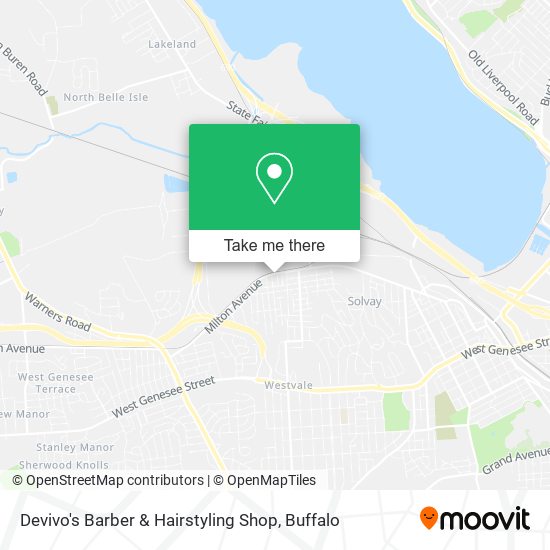 Mapa de Devivo's Barber & Hairstyling Shop