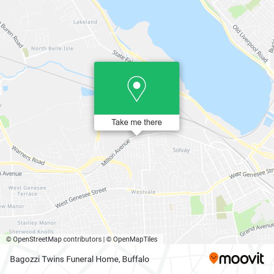 Mapa de Bagozzi Twins Funeral Home