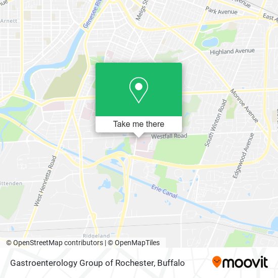 Gastroenterology Group of Rochester map