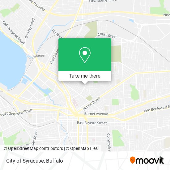 Mapa de City of Syracuse