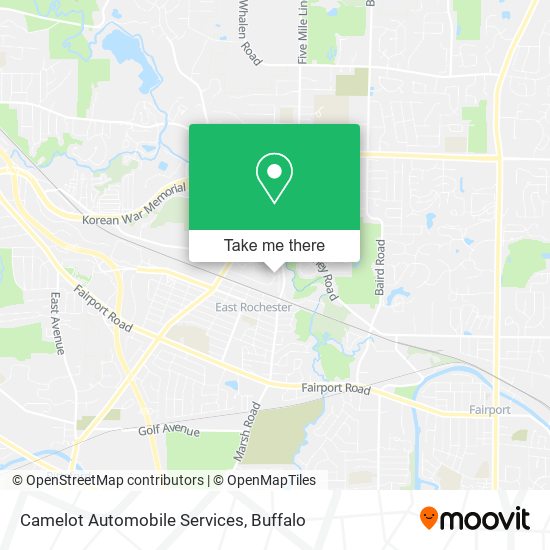 Camelot Automobile Services map