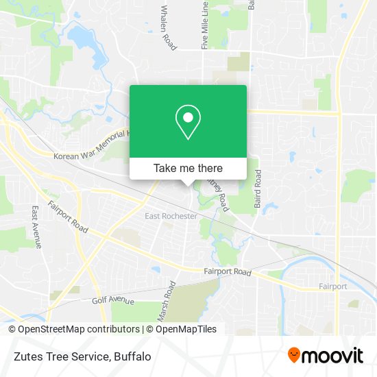 Zutes Tree Service map