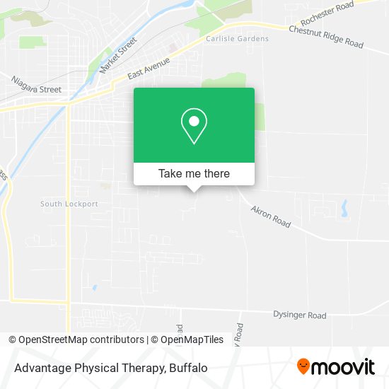 Advantage Physical Therapy map