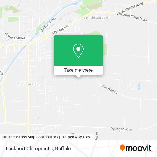 Mapa de Lockport Chiropractic