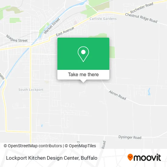 Lockport Kitchen Design Center map