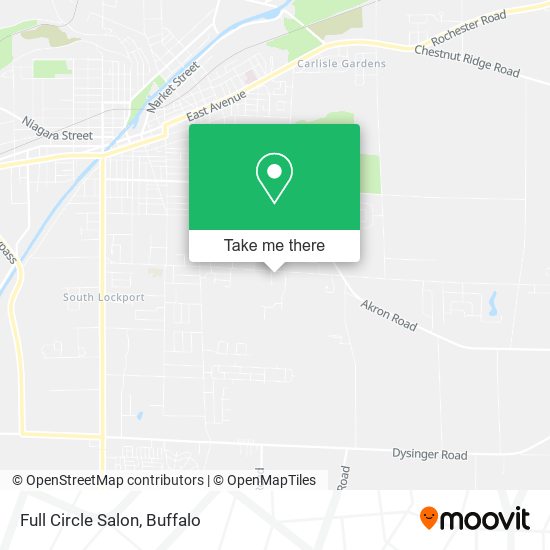 Mapa de Full Circle Salon