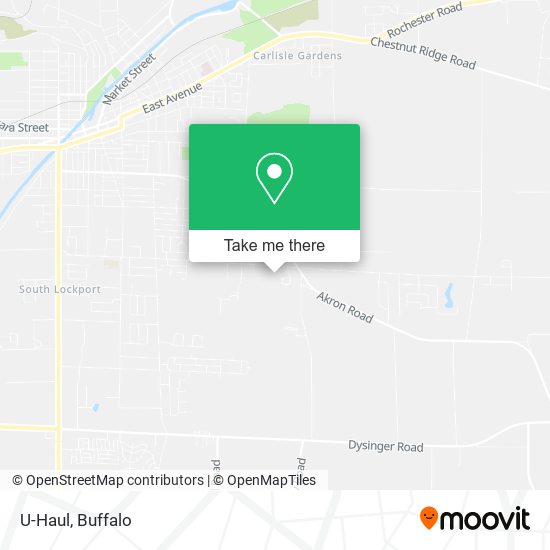 U-Haul map