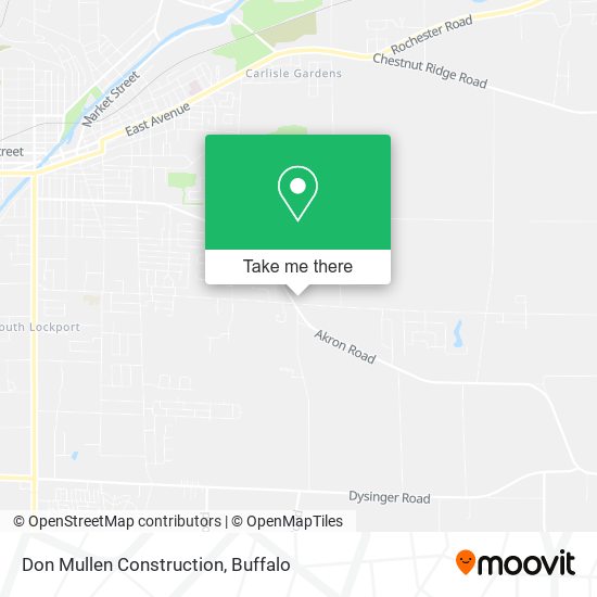 Don Mullen Construction map