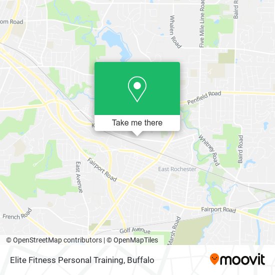 Elite Fitness Personal Training map