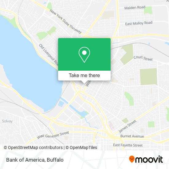 Mapa de Bank of America