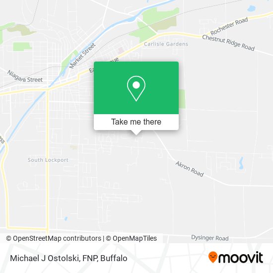 Michael J Ostolski, FNP map