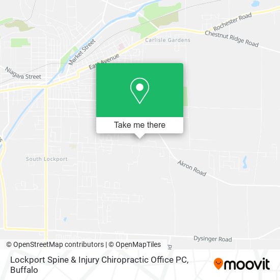 Lockport Spine & Injury Chiropractic Office PC map