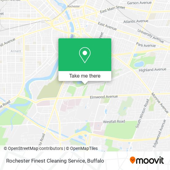 Rochester Finest Cleaning Service map