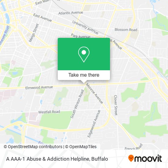 Mapa de A AAA-1 Abuse & Addiction Helpline