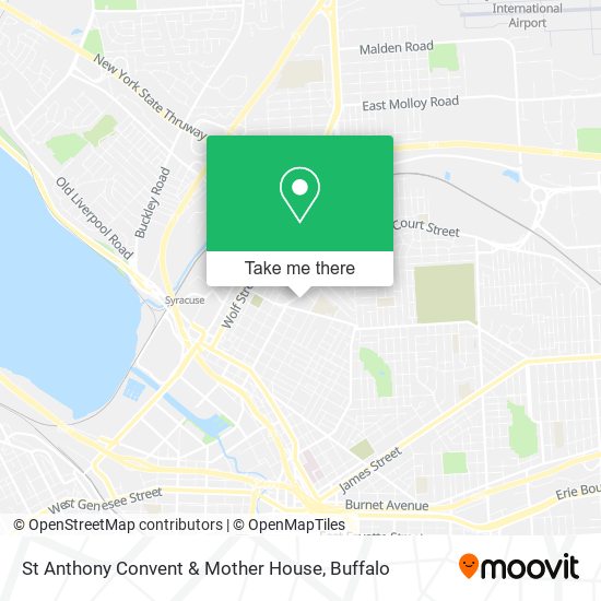 St Anthony Convent & Mother House map