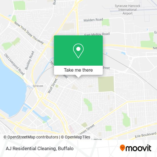 AJ Residential Cleaning map