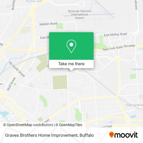 Graves Brothers Home Improvement map