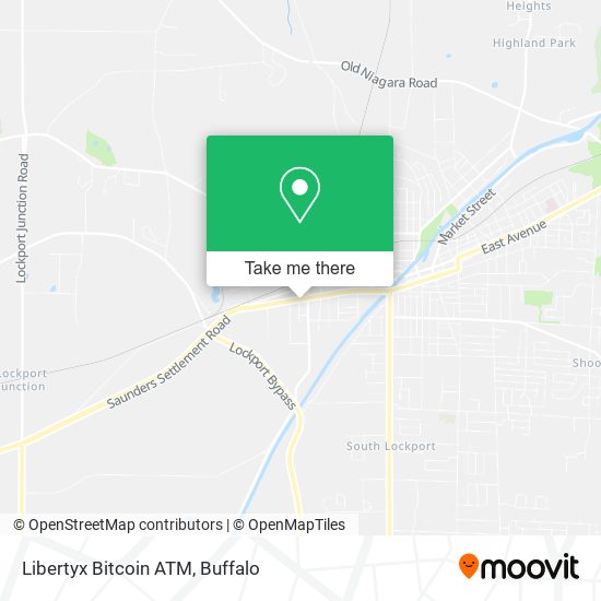 Mapa de Libertyx Bitcoin ATM