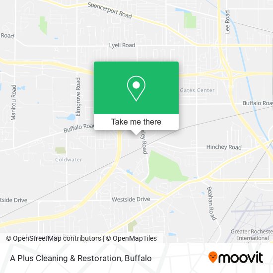 A Plus Cleaning & Restoration map