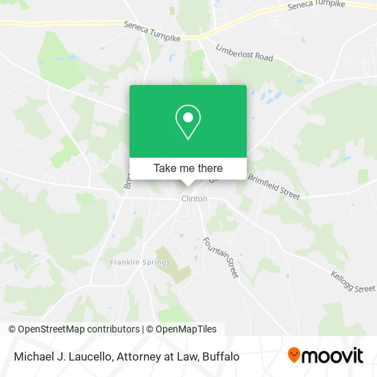 Mapa de Michael J. Laucello, Attorney at Law