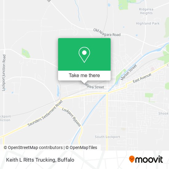 Keith L Ritts Trucking map