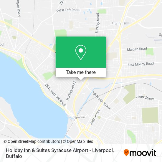 Mapa de Holiday Inn & Suites Syracuse Airport - Liverpool