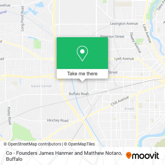 Mapa de Co - Founders James Hanmer and Matthew Notaro