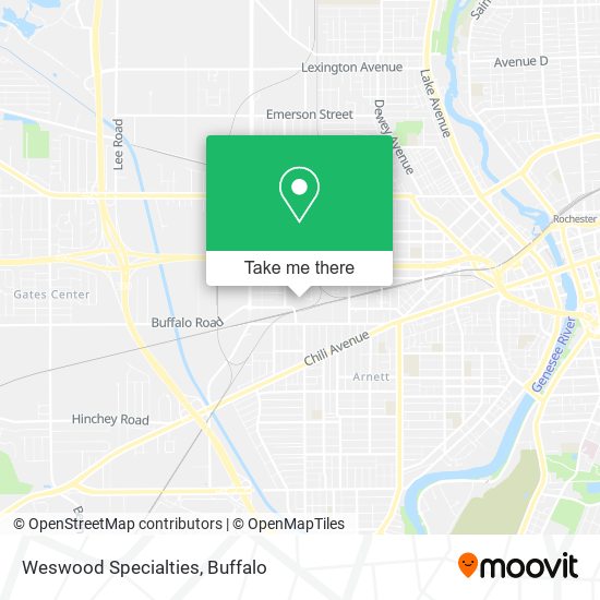 Weswood Specialties map