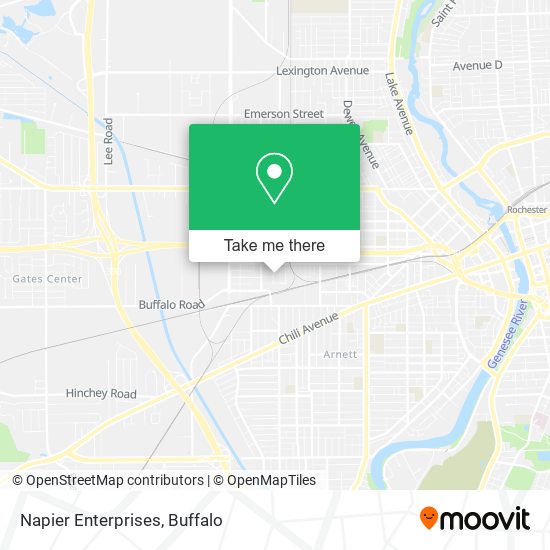 Napier Enterprises map